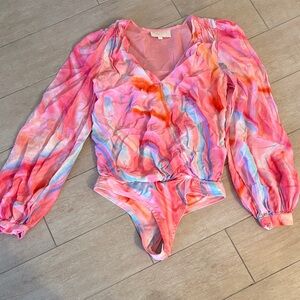 Rococo Sand Pink Scoop Neck Top